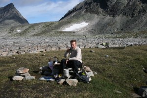 Presskanne i sitt naturlige element. Fra Dovrefjell.