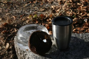 Illustrasjon av frossen grut-problematikk. Fra Nordmarka.